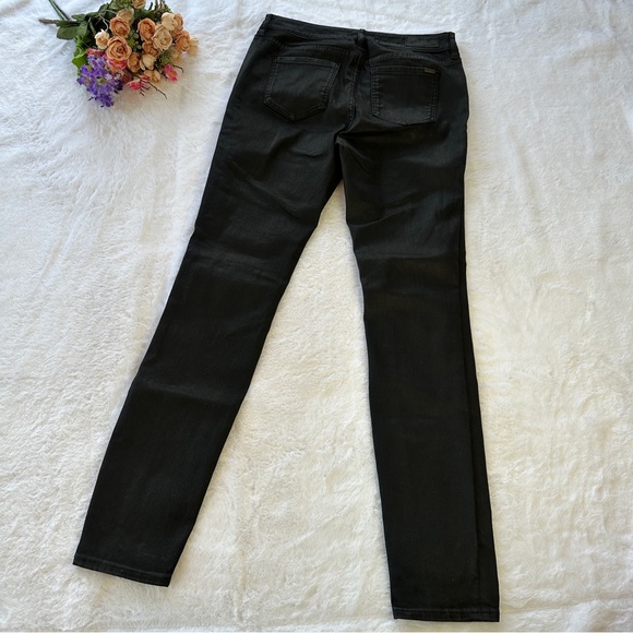 A/X Armani Exchange J01 Super Skinny Coated Black Jeans 29 - Picture 10 of 11